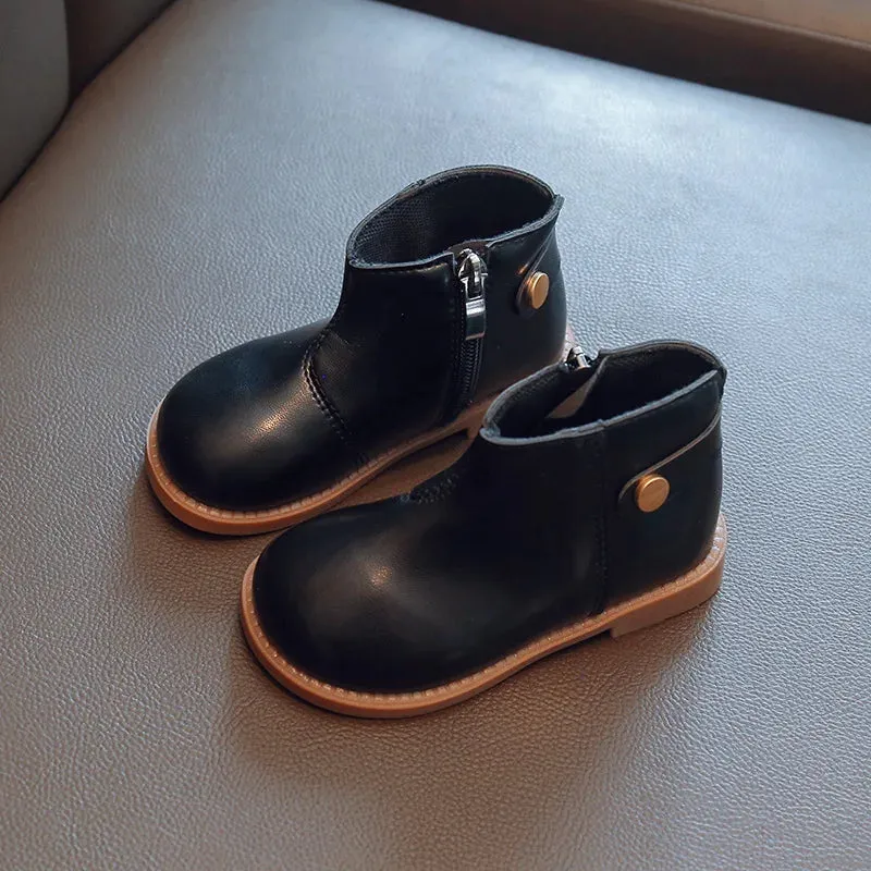 Beautiful Leather Ankle Booties/Non-Slip Adidas Lightblaze Shoes