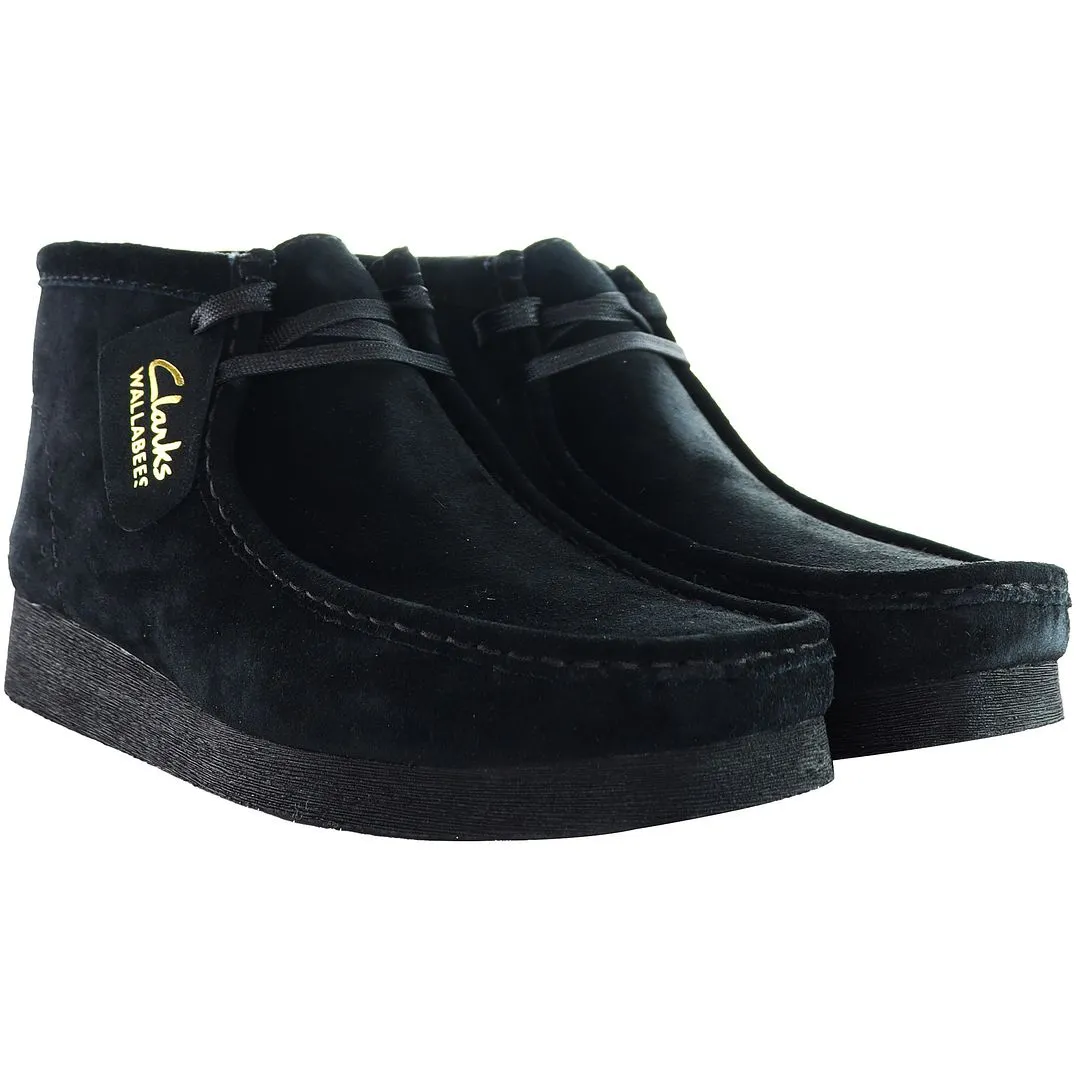Fly Boots Clarks Wallabee Womens Black Boots