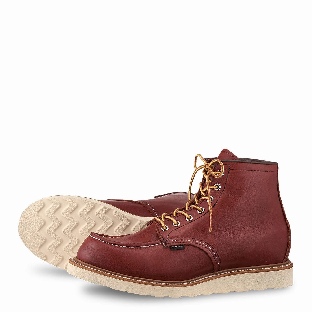 Red Wing 6-Inch Classic Moc Gore-Tex Boot Russet Taos All-Purpose Use Cushion Zone