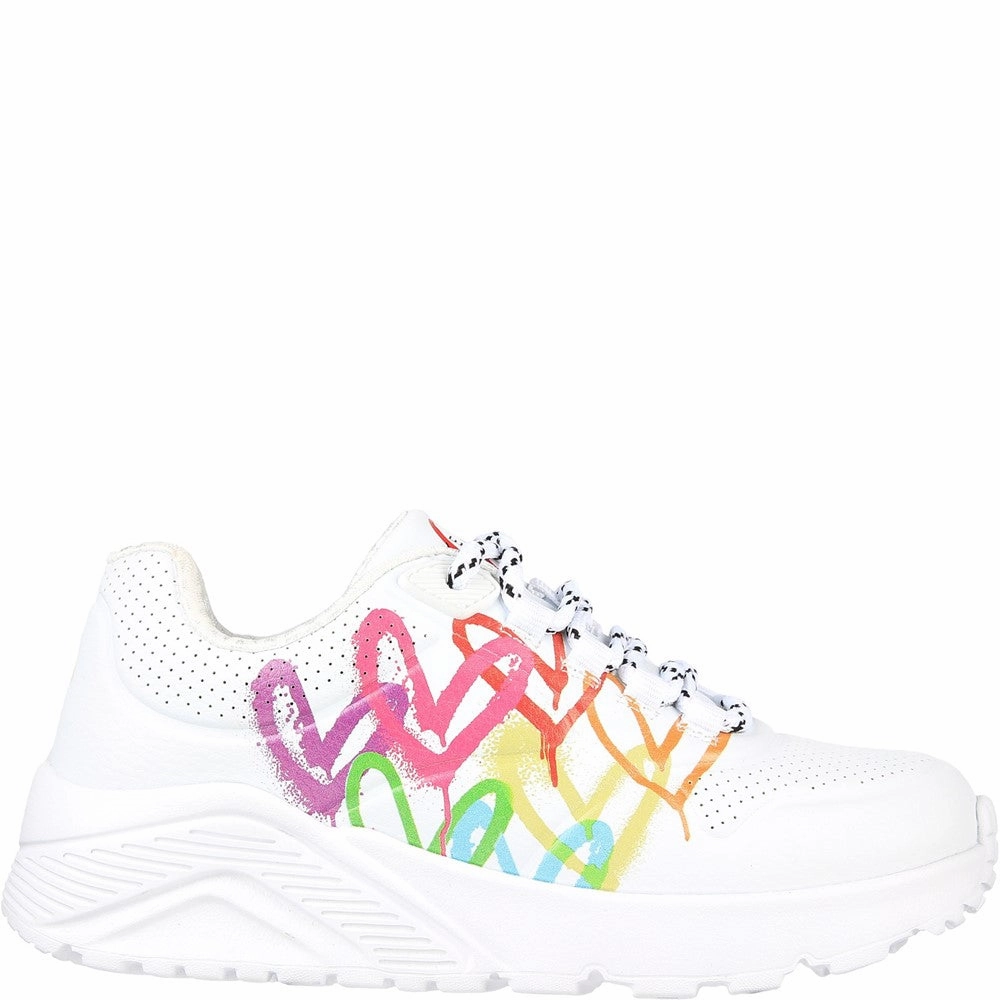 Skechers Uno Lite Love Brights Trainers Light frame Stylish