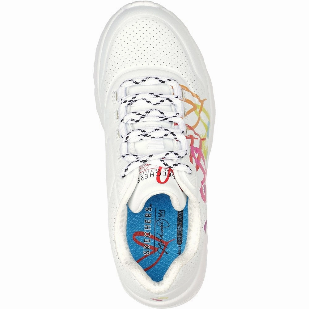 Skechers Uno Lite Love Brights Trainers Photo Day Tunnel Walk