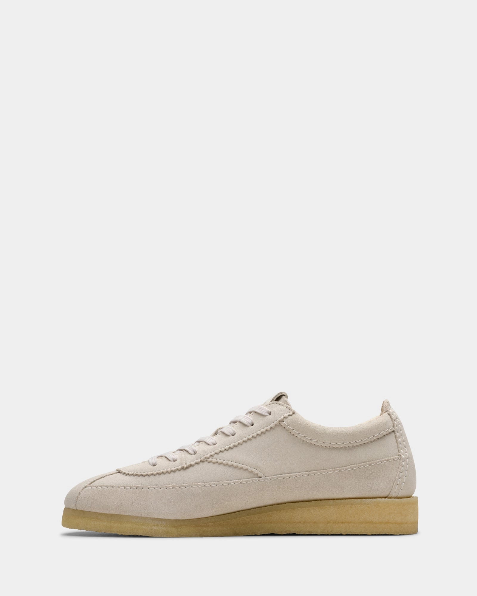 Wallabee Tor Off White Suede Drill Run