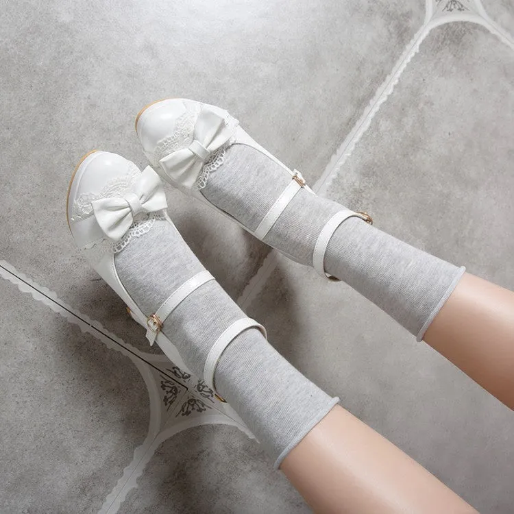 Women's Mary Jane Bow High Heels Platform Pumps Gianni Bini High Heels