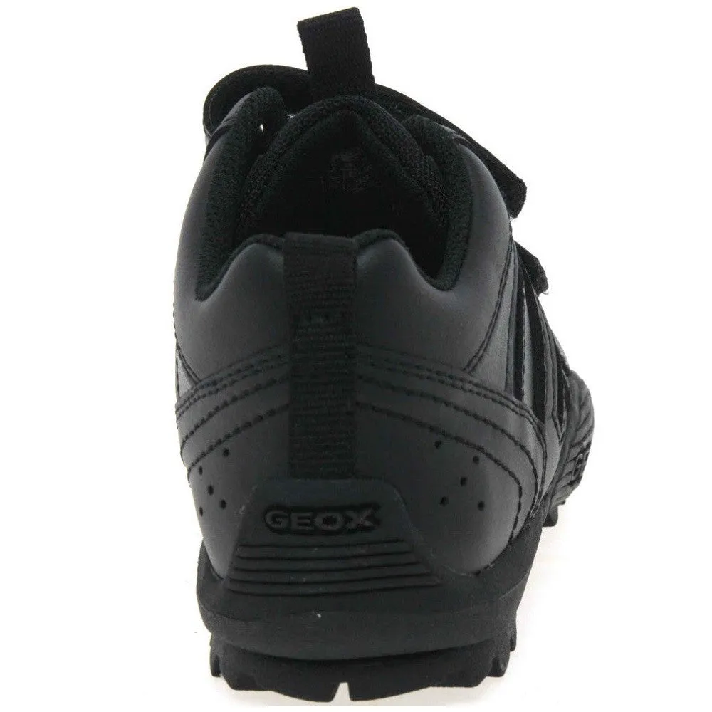Geox J Savage Black Velcro School Shoes Kohls Asics Running Shoes