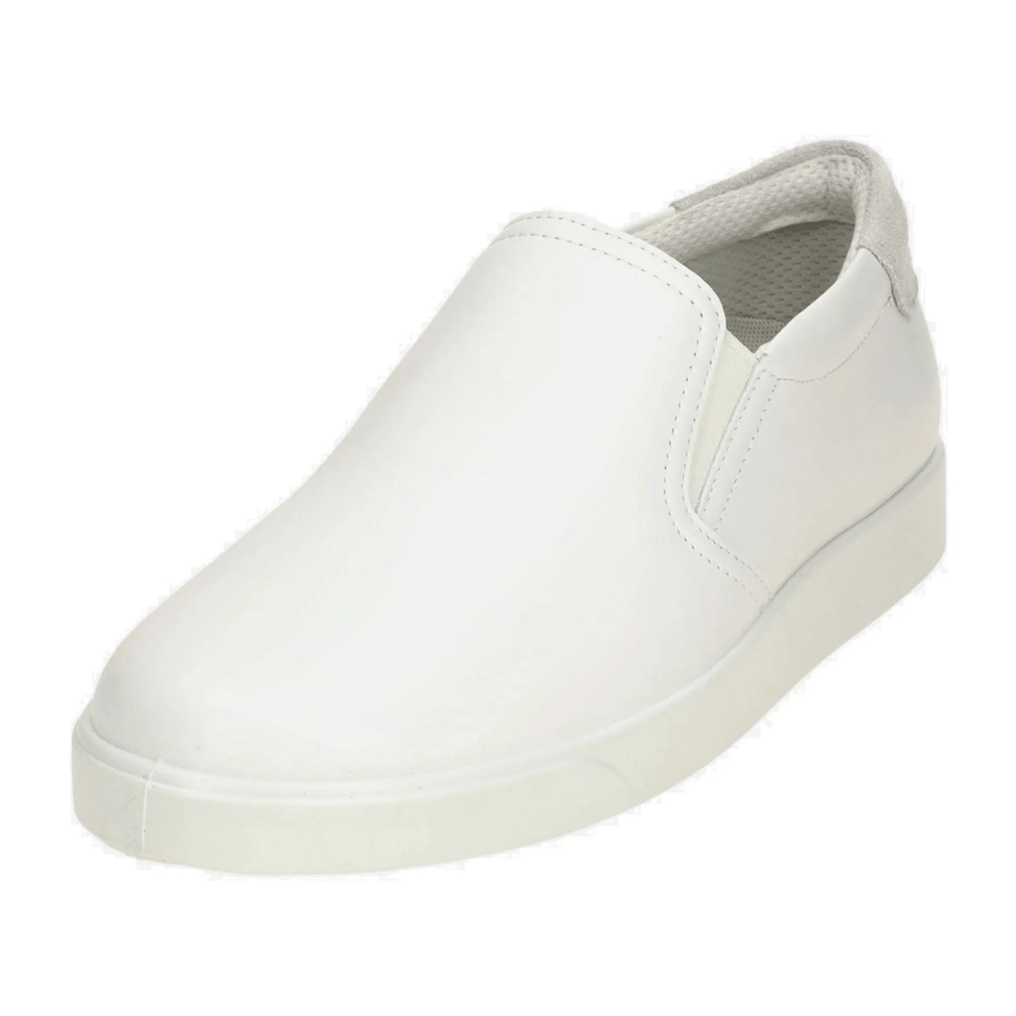 Ecco Street Lite Men's Slip-On Shoes - Durable Stylish Sneakers in Off-White/White Adidas La Lakers Shoes