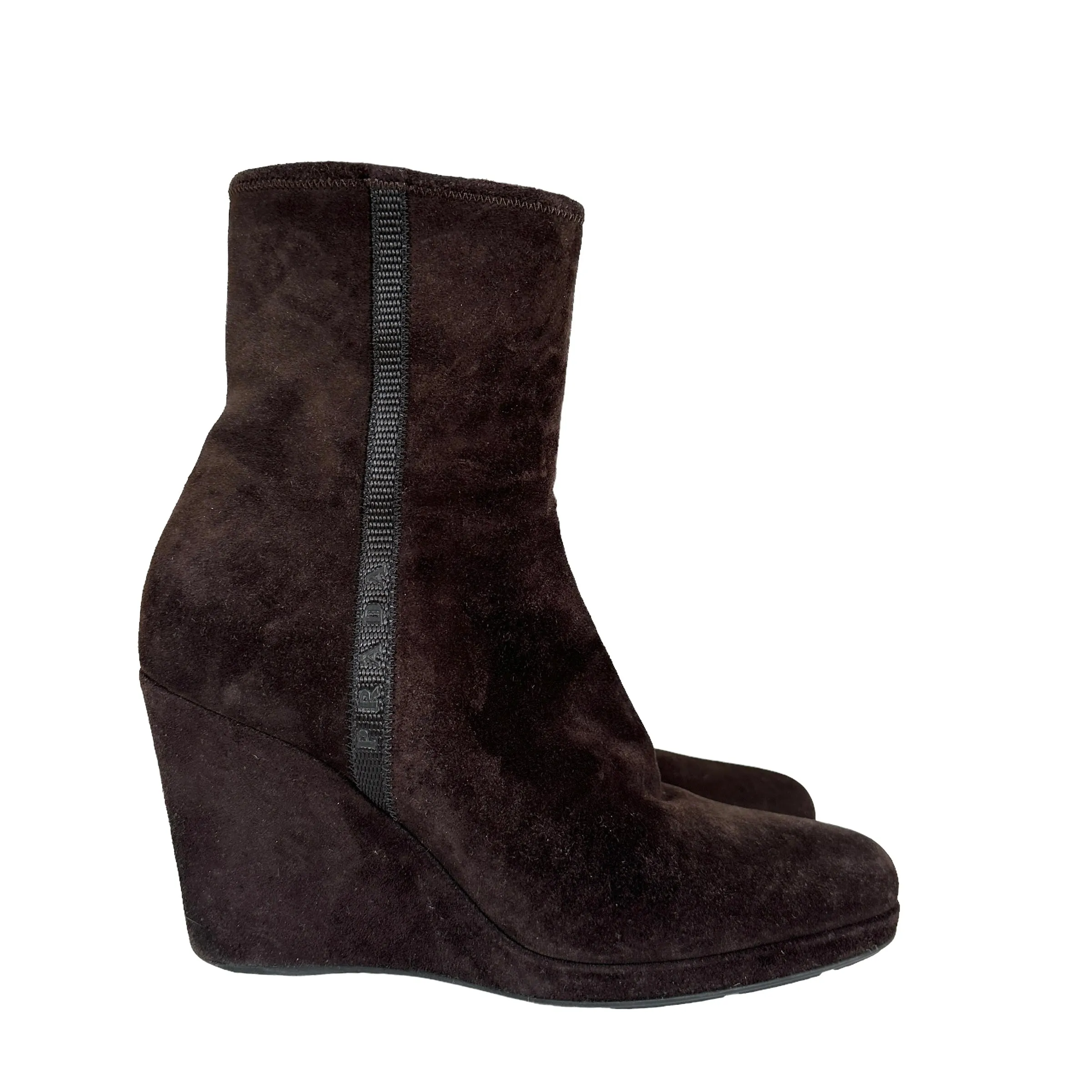 Brown Suede Boots - 7.5 Adidas Stability Running Shoes