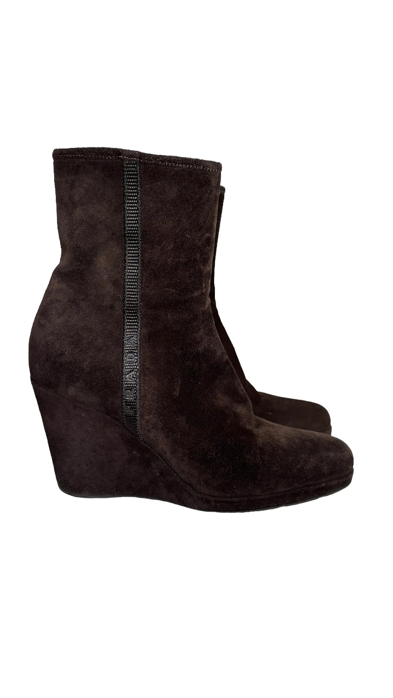 Adidas Prada Shoes Brown Suede Boots - 7.5