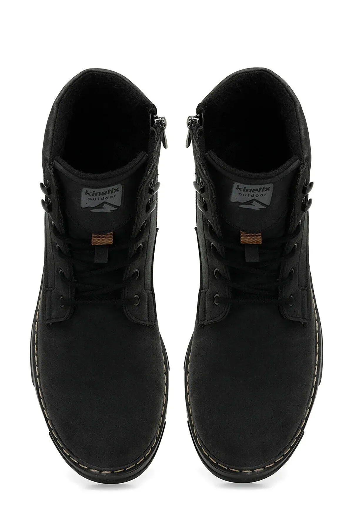 Kinetix Men's Black Worker Boots Felt Sole Wading Boots