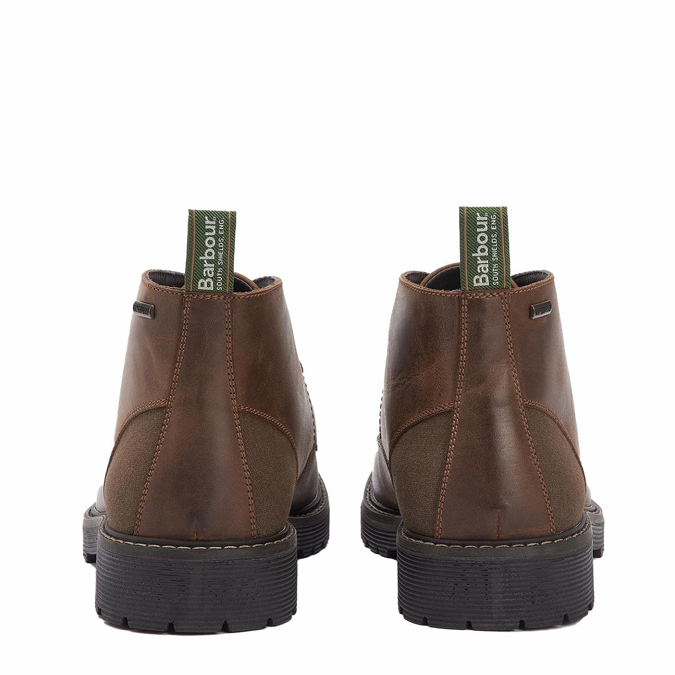 Low Ankle Style Barbour Maxwell Chukka Boot Teak