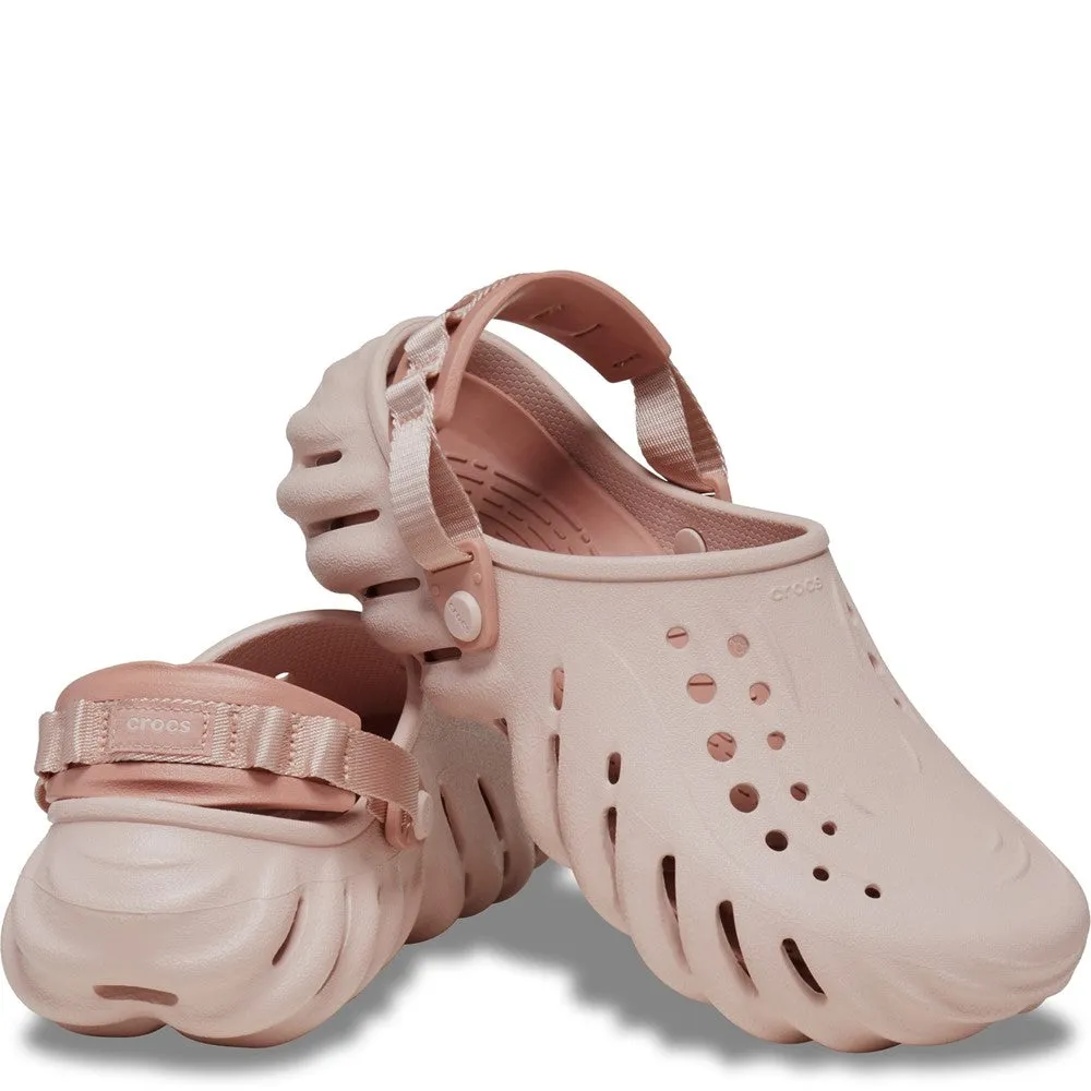Strappy Design Simple Entry Crocs Unisex Echo Clog