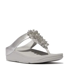 Women's FitFlop, Fino Bauble Toe-Post Sandal Simple Walk Coastal Breeze Fit