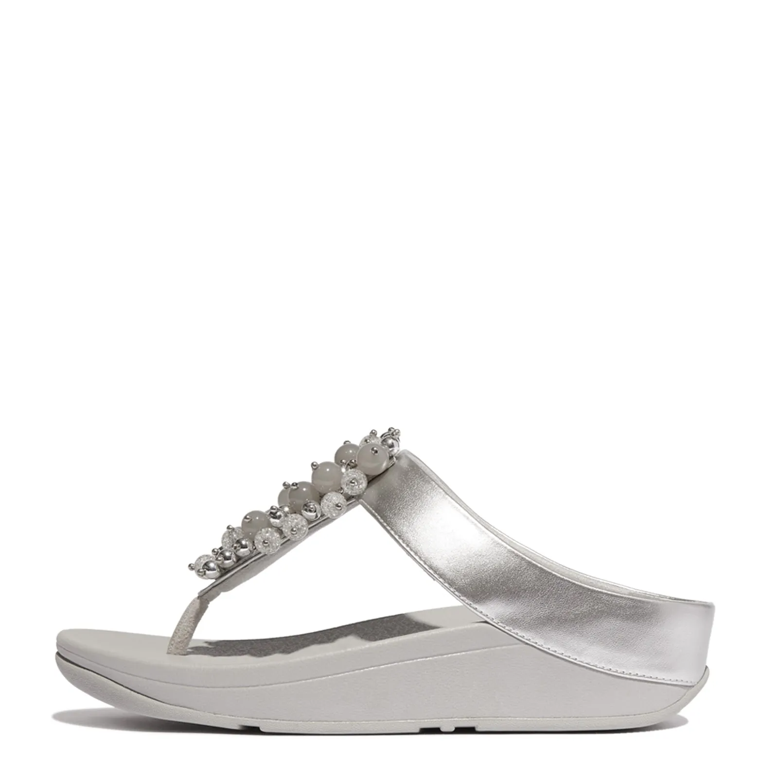 All Weather Fit Garden Picnic Style Women's FitFlop, Fino Bauble Toe-Post Sandal