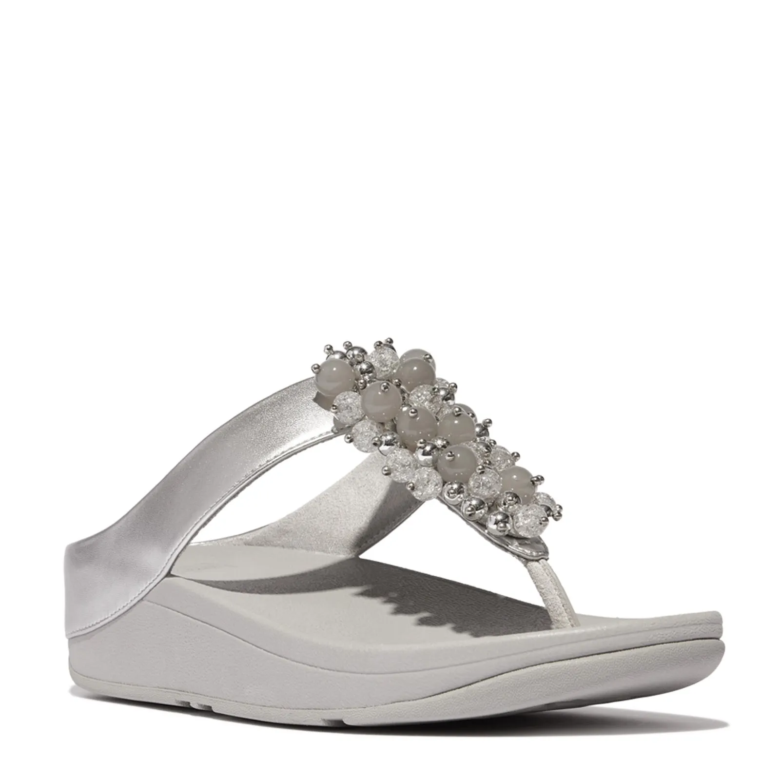 Women's FitFlop, Fino Bauble Toe-Post Sandal Street Mood