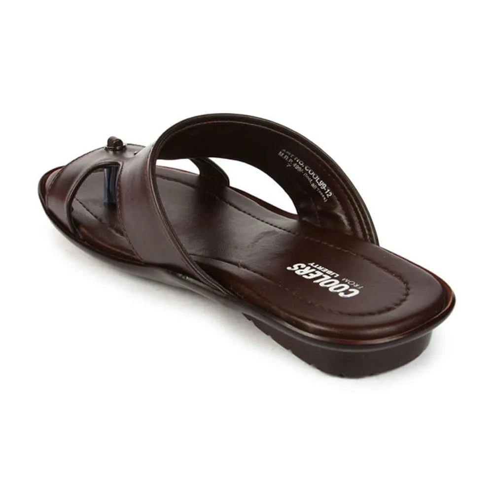 Rcvry Slides Coolers Casual (Brown) Slippers For Men COOL99-12 By Liberty