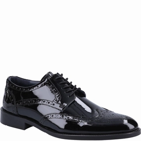 Velvet Grain Hush Puppies Dustin Brogue Patent Shoe