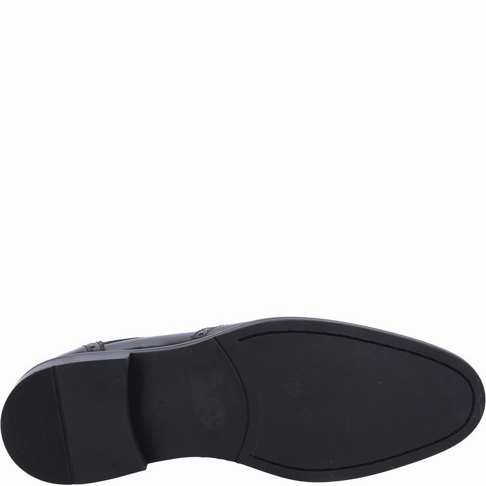 Hush Puppies Dustin Brogue Patent Shoe Prestige Brand Skill Cut