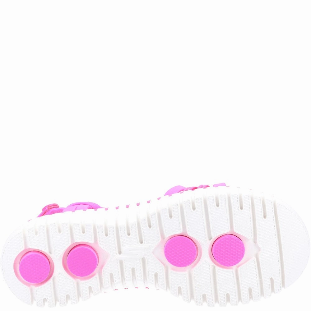 mesh material Skechers Go Walk Smart Good Lookin Summer Sandal