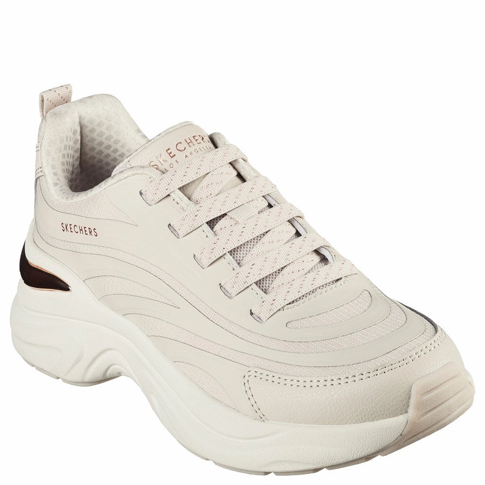 Skechers Hazel Step N Flow Trainer Arch Support Benefit asphalt - road - runner