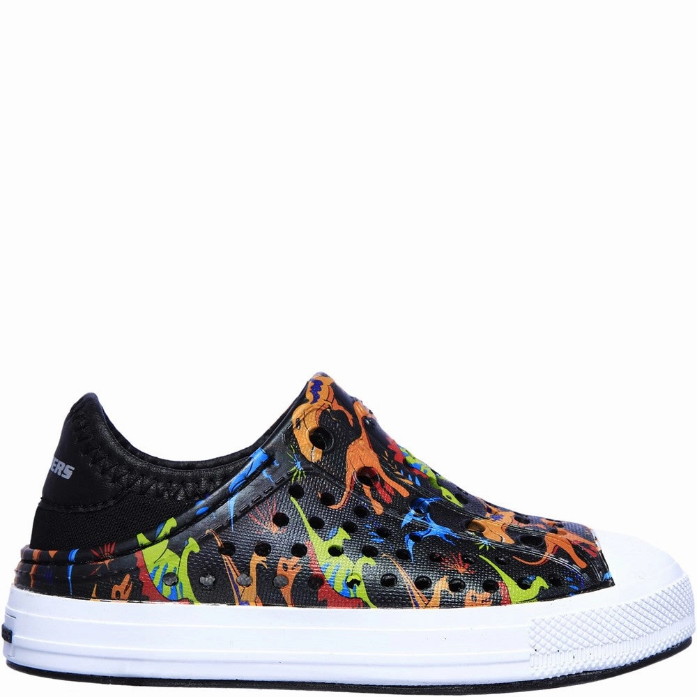 Porous Structure Skechers Guzman Steps Lil Dino Beach Shoe