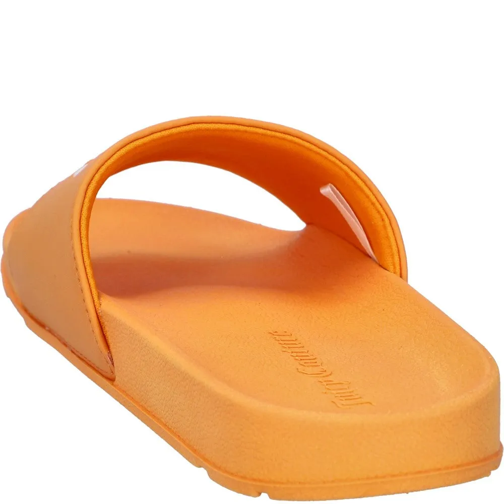 Juicy Couture Collegiate Embossed PU Slider Autumn Breeze