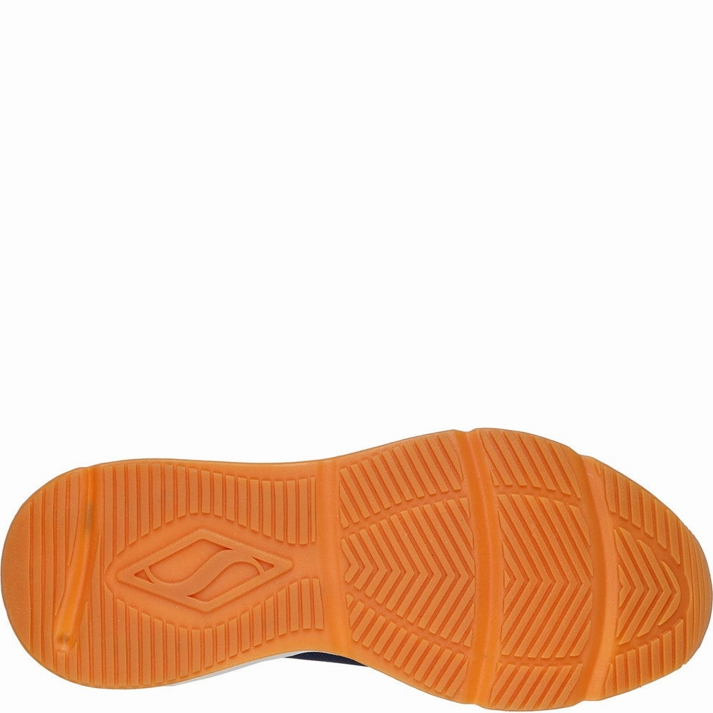 Mesh Fabric Skechers Tres-Air Uno Easy Steppers Trainers