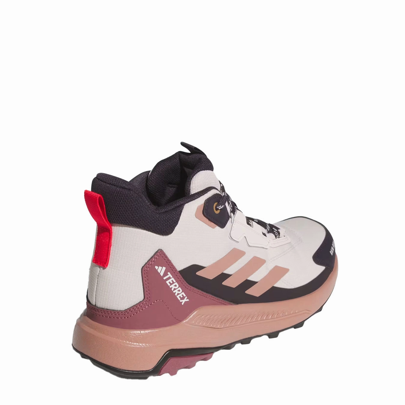 for dirt trails Leaving Adidas Terrex Womens Terrex Anylander Hiking boots Mid R.Rdy Purple / Red