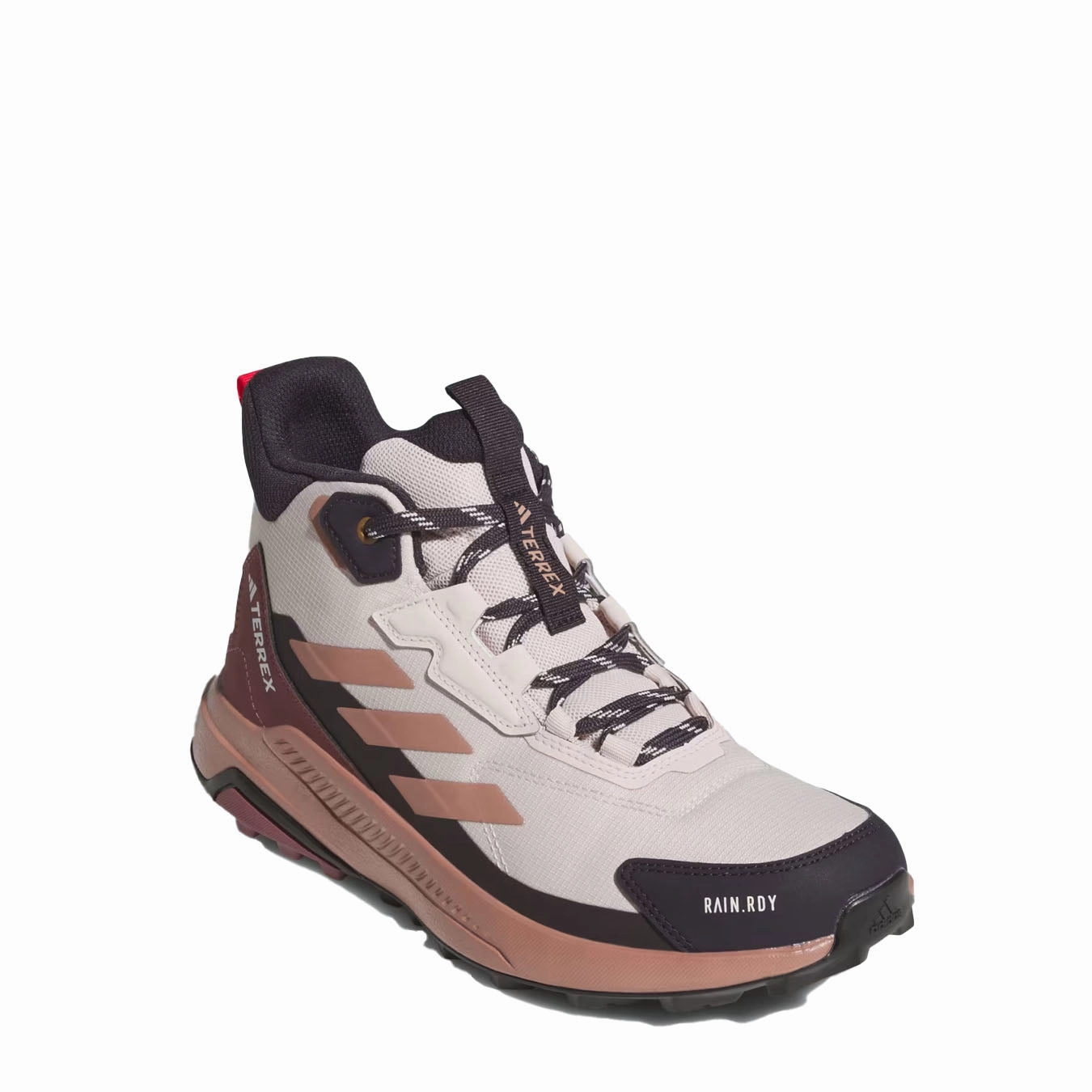 shoe comparison improvement Adidas Terrex Womens Terrex Anylander Hiking boots Mid R.Rdy Purple / Red