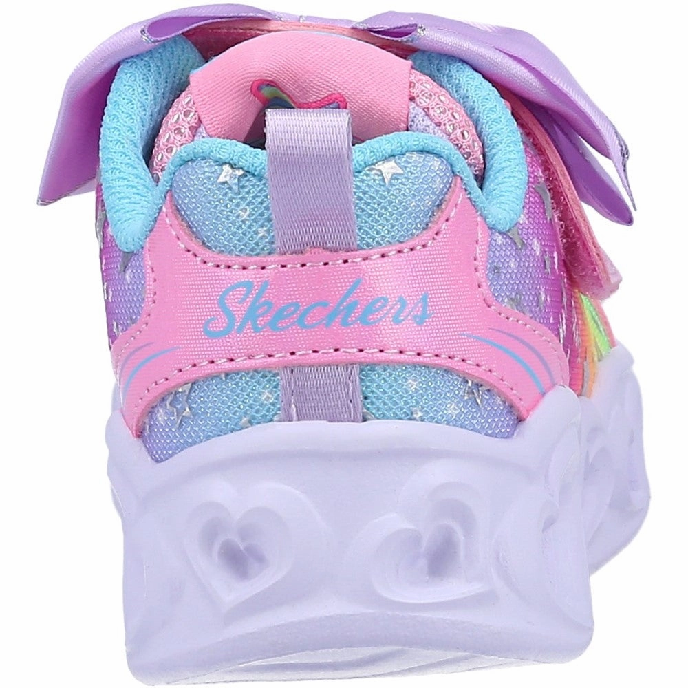 Skechers Heart Lights Trainers Classic Look Balanced Motion