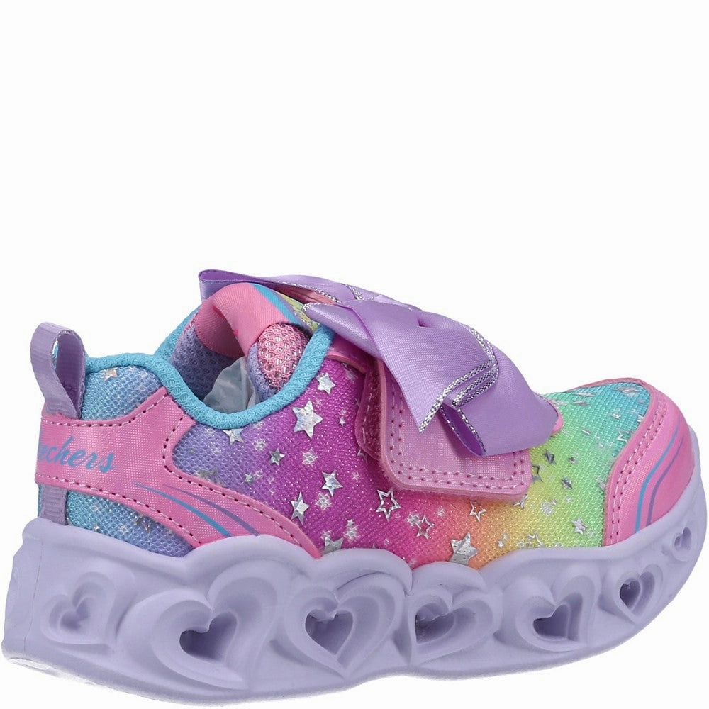 Skechers Heart Lights Trainers Dog Pace Win Hike