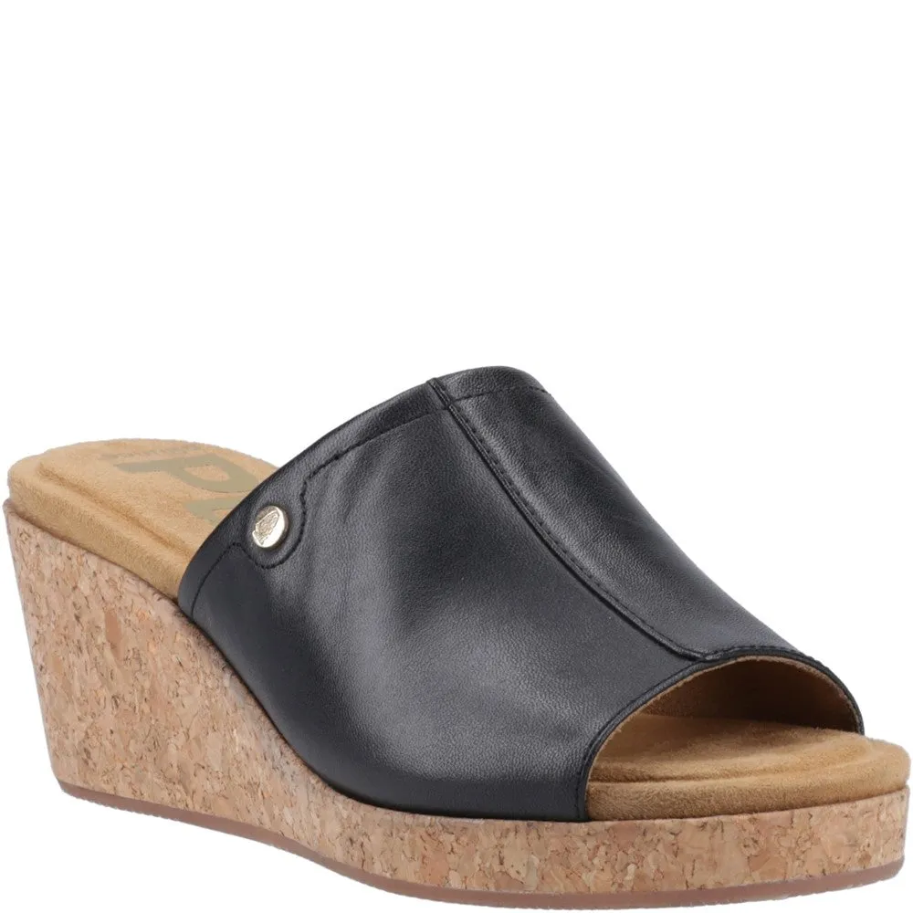 Pool Fun Relaxed Footwear Hush Puppies Willow Slide Wedge