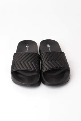 Synthetic Leather Sliders Genie Slippers