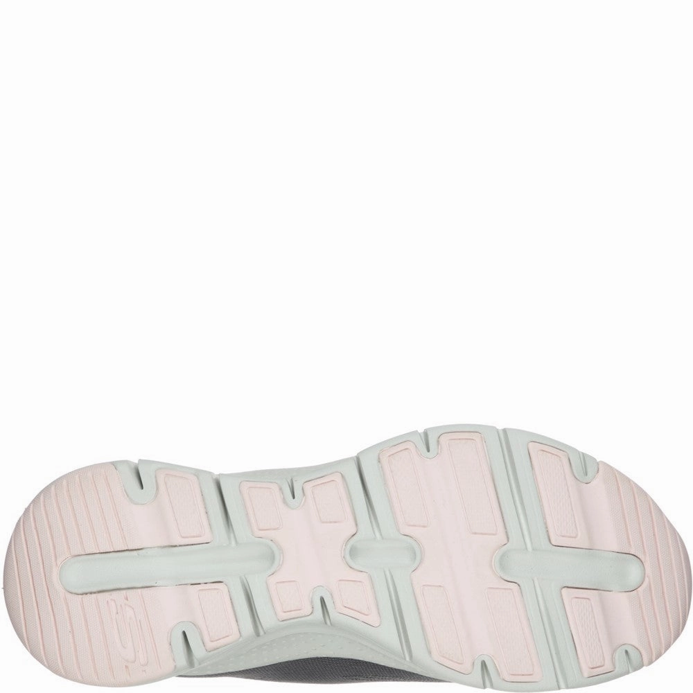 Skechers Arch Fit Sunny Outlook Sports Shoe Quiet pin - decorated running shoes