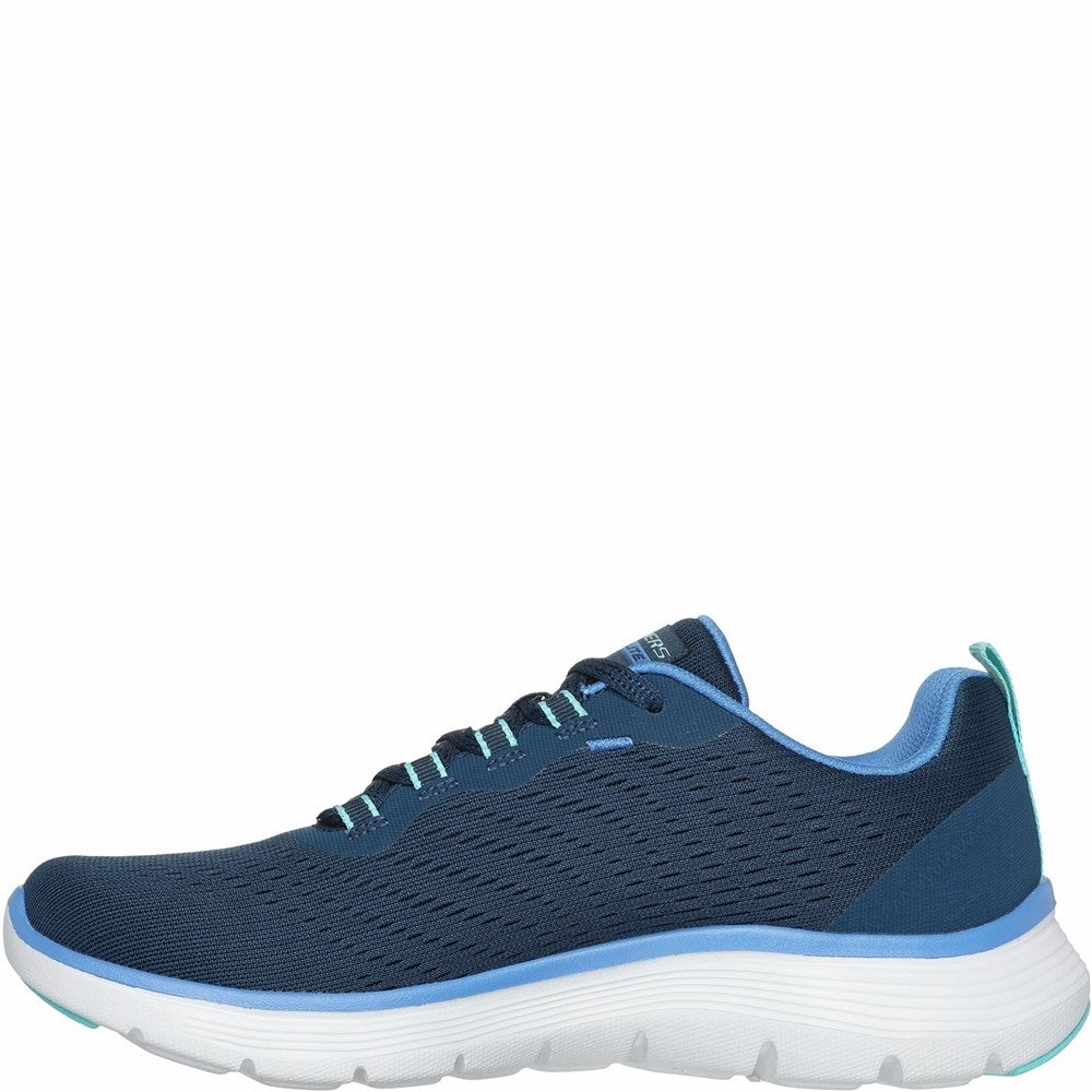 Vacation Ready School Pace Skechers Flex Appeal 5.0 Wide Fit Trainer