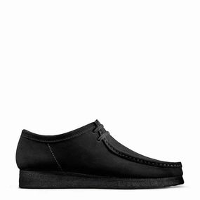 Party Glow Friend Glow Clarks Originals Wallabee Shoes Black Suede
