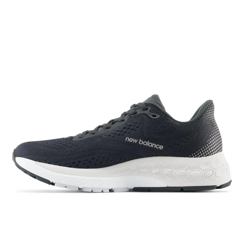 Fresh Foam X 880v13 - Blacktop with Black and Silver Metallic - Women's