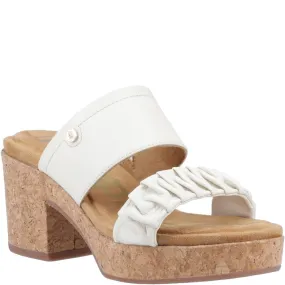 Calm Mood Hush Puppies Poppy Ruched Slide