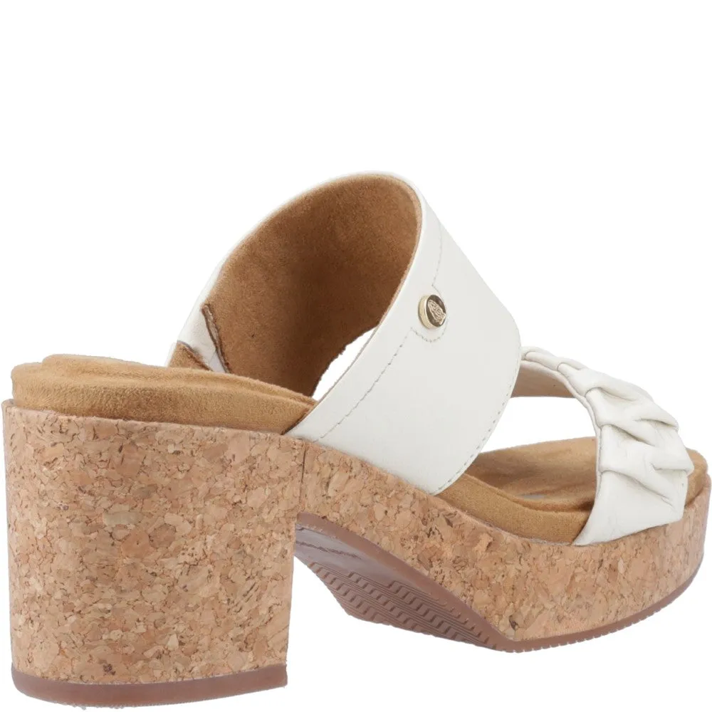 All weather Hush Puppies Poppy Ruched Slide