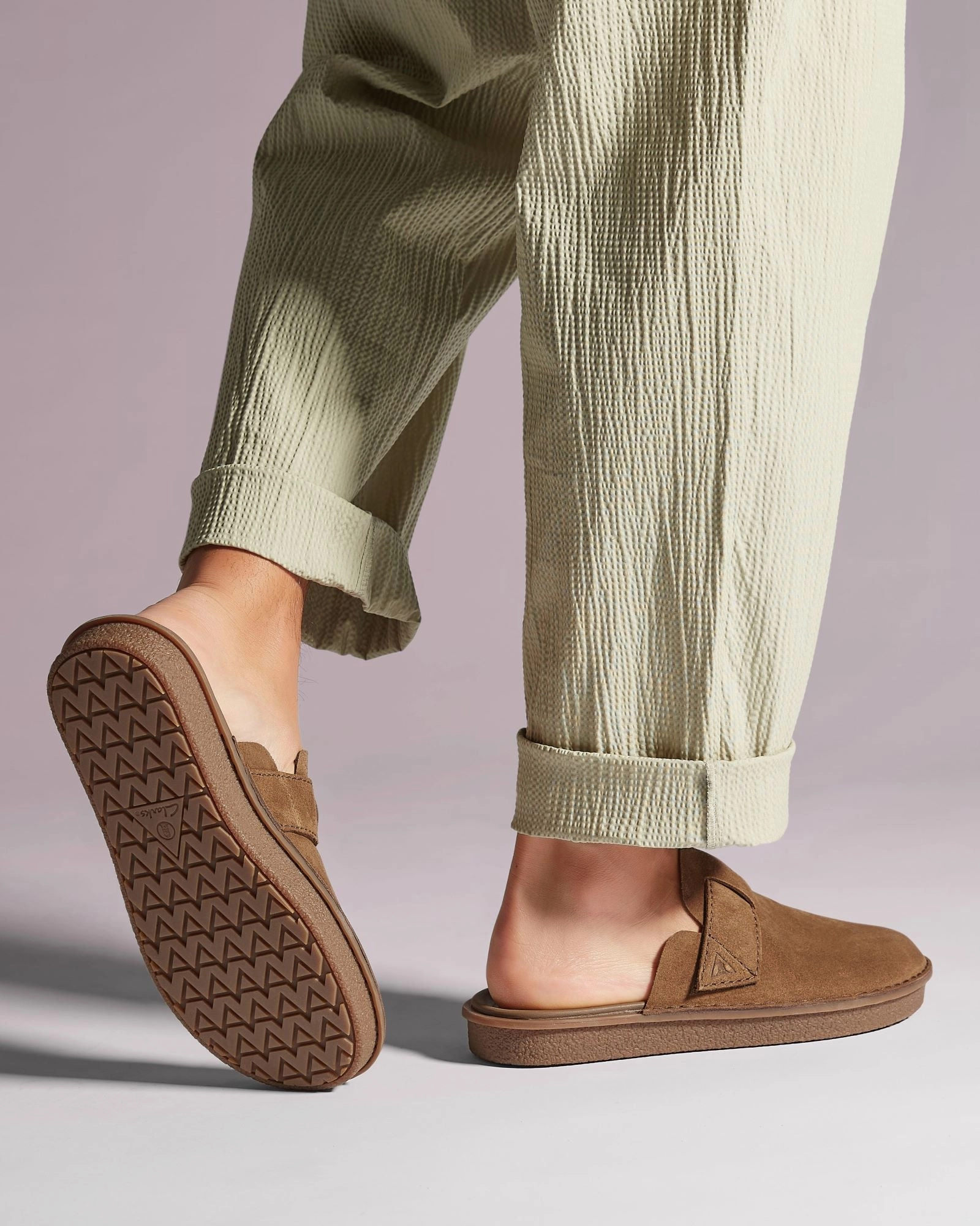 Trail Jog Litton Mule Cola Suede