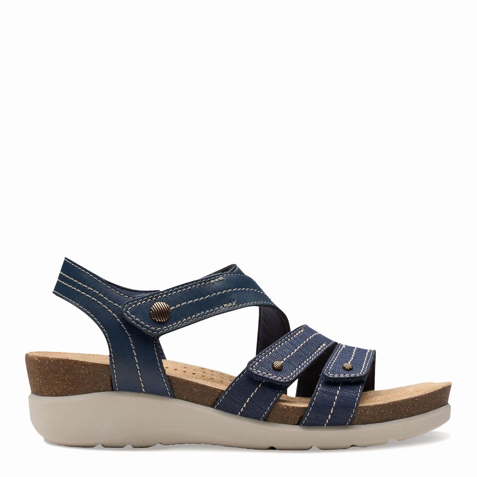 Women's Clarks, Calenne Clara Sandal Hybrid Look Open Walk