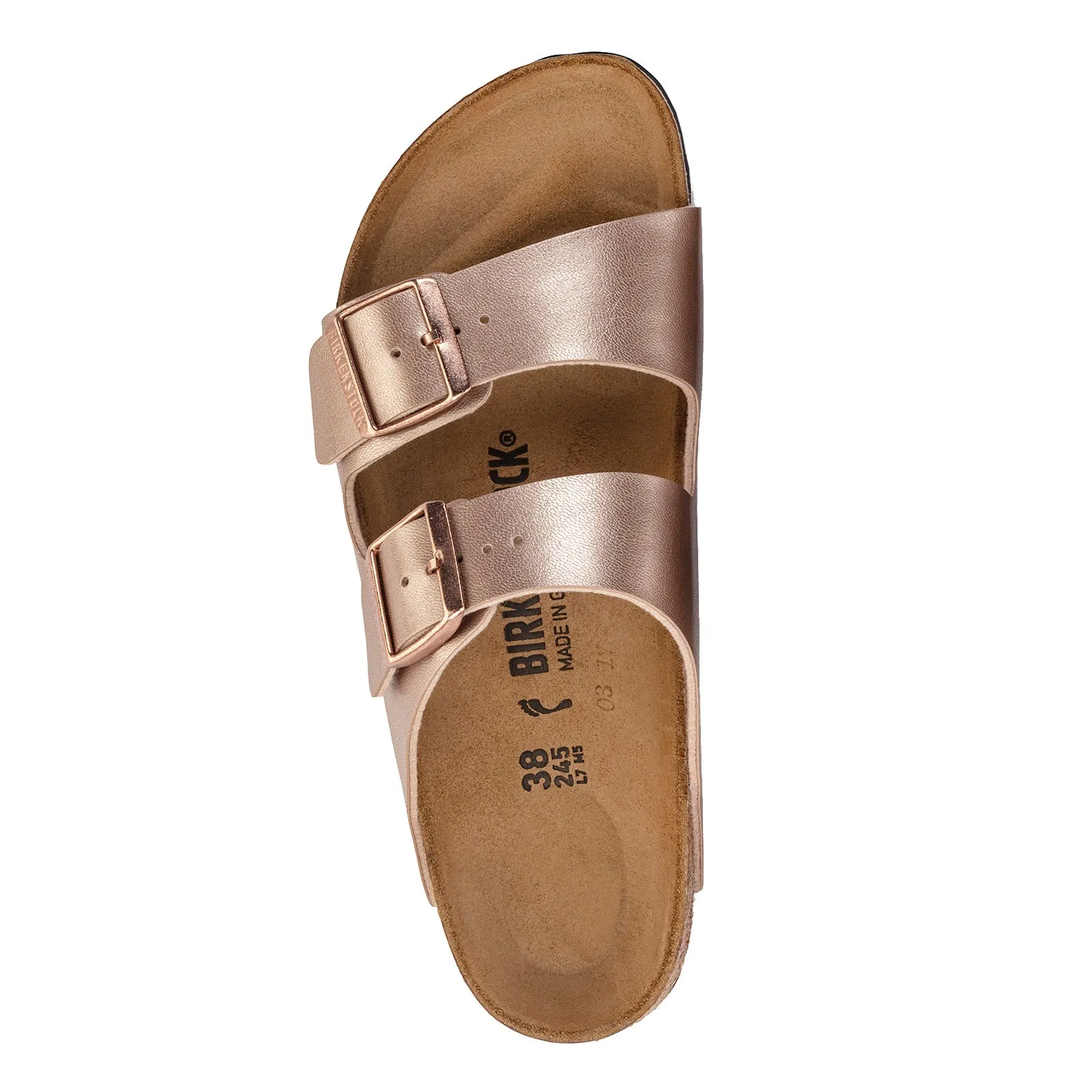 Arch Relief Versatile Style Women's Birkenstock, Arizona Birko-Flor Sandal - Narrow Fit
