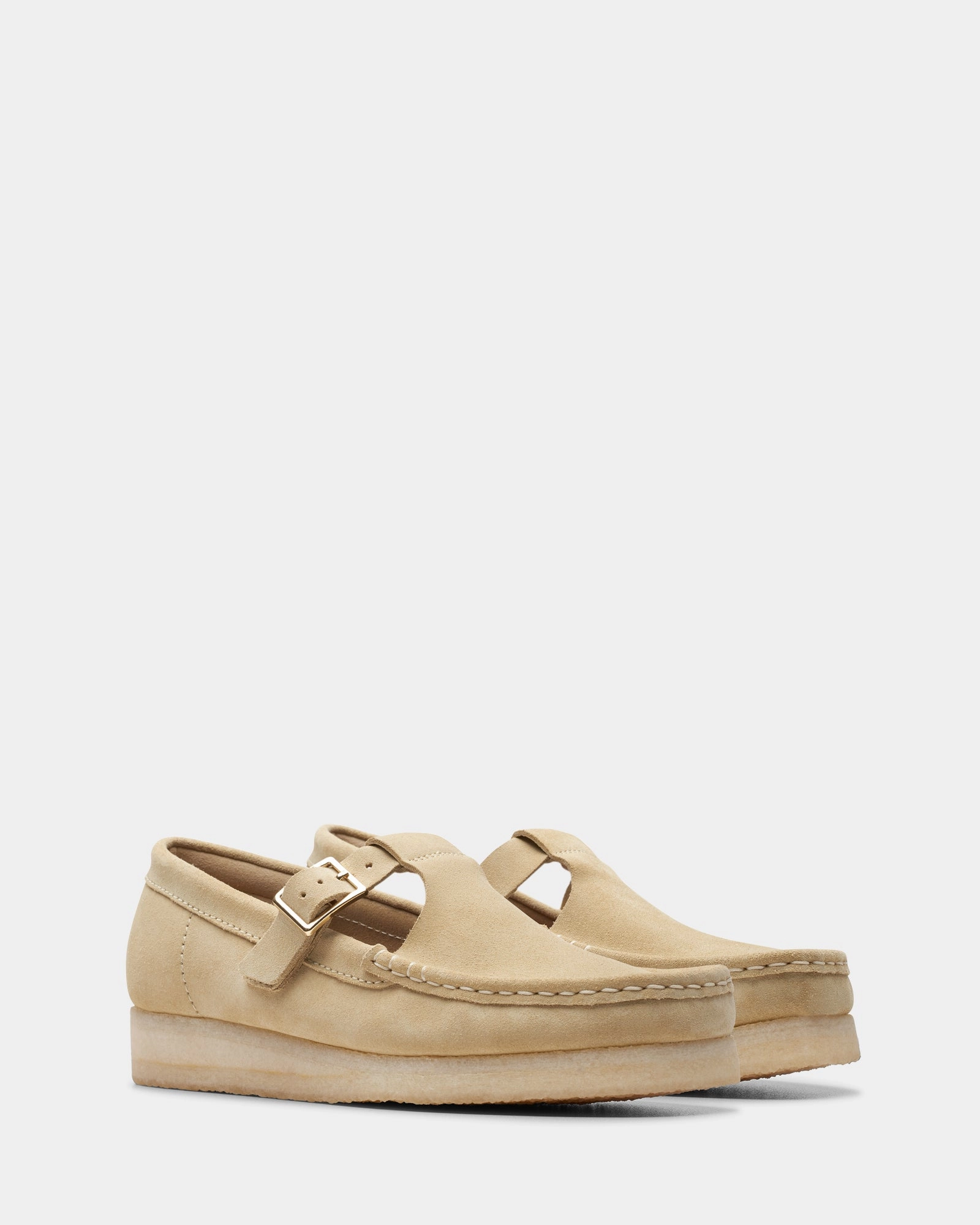 Sturdy Construction Wallabee Tbar Maple Suede