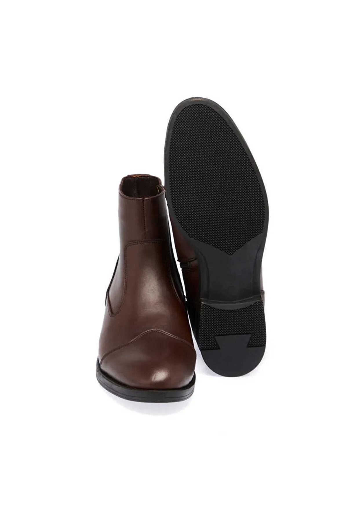 Boots Review Tergan Men's Brown Leather Classic Boots