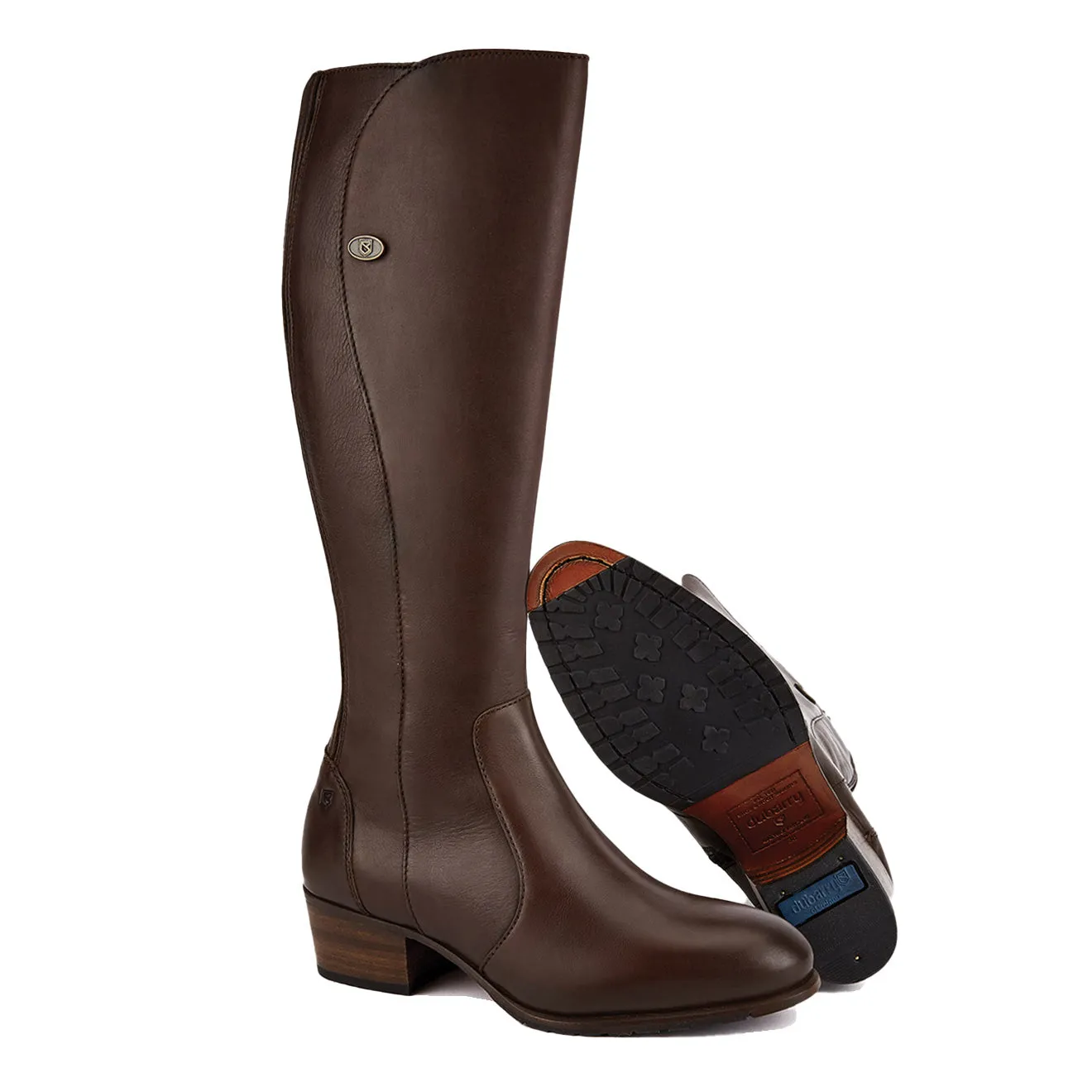 Dubarry Womens Downpatrick Boot Old Rum Wine Rich Minimal Design
