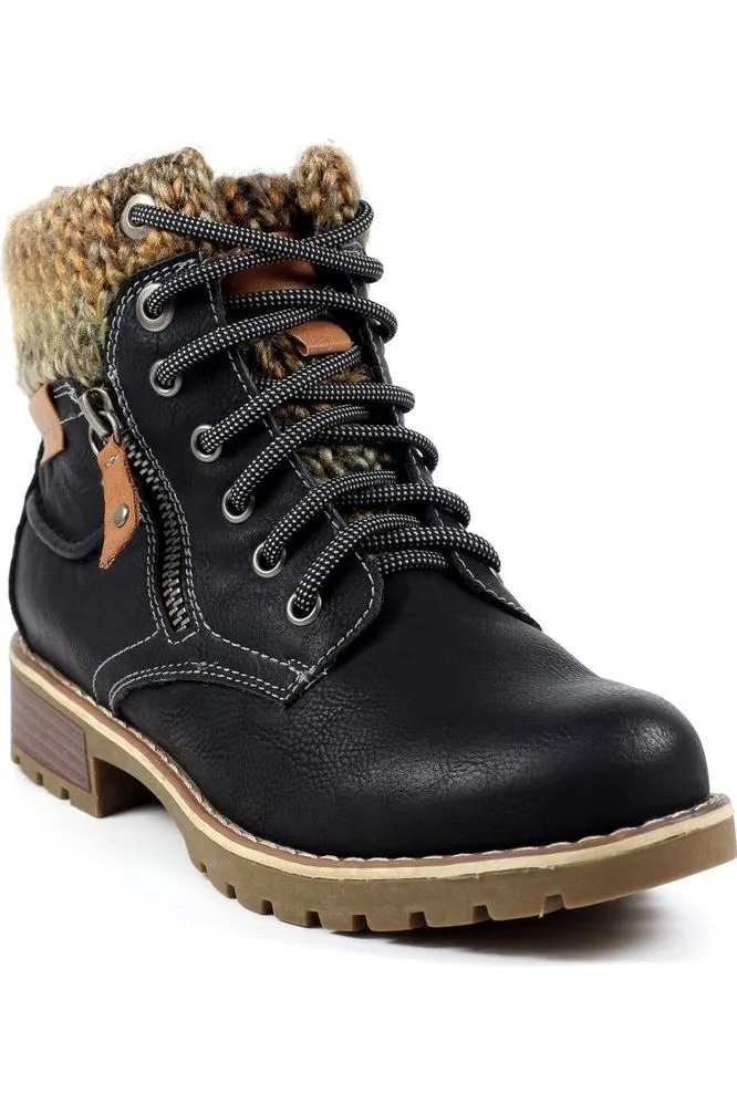 Neutral Build Lunar Millie Black Waterproof Boot GLB123