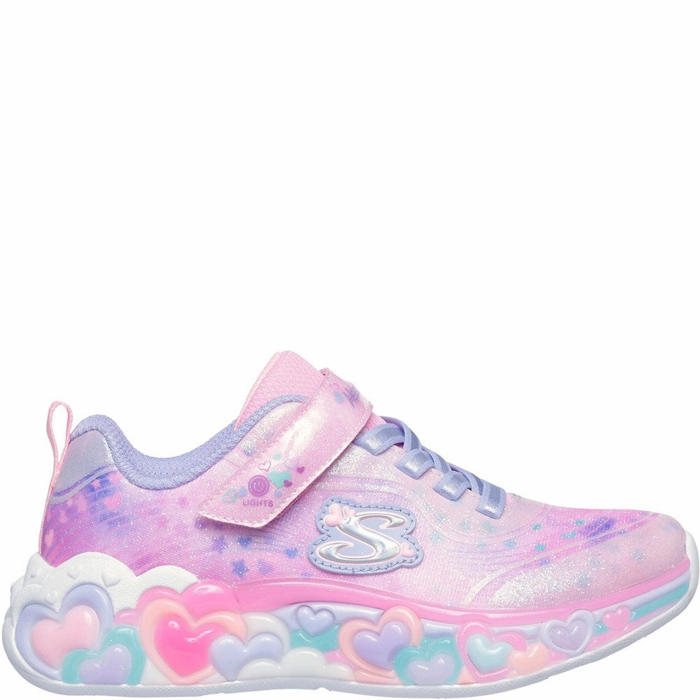 Soft Sole Skechers Eternal Heart Lights Trainers