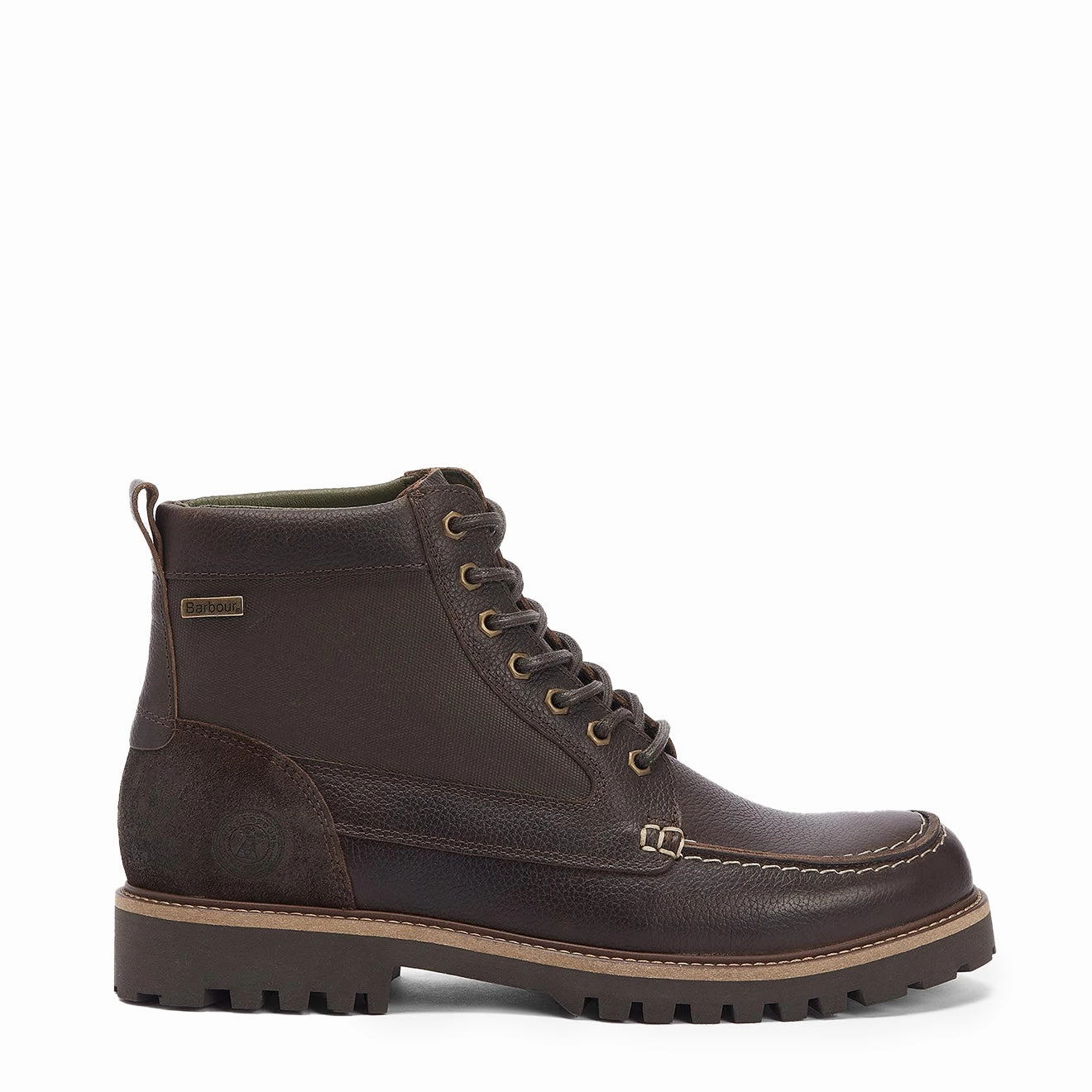 Classic Fit Barbour Sheene Moc Toe Boot Brown