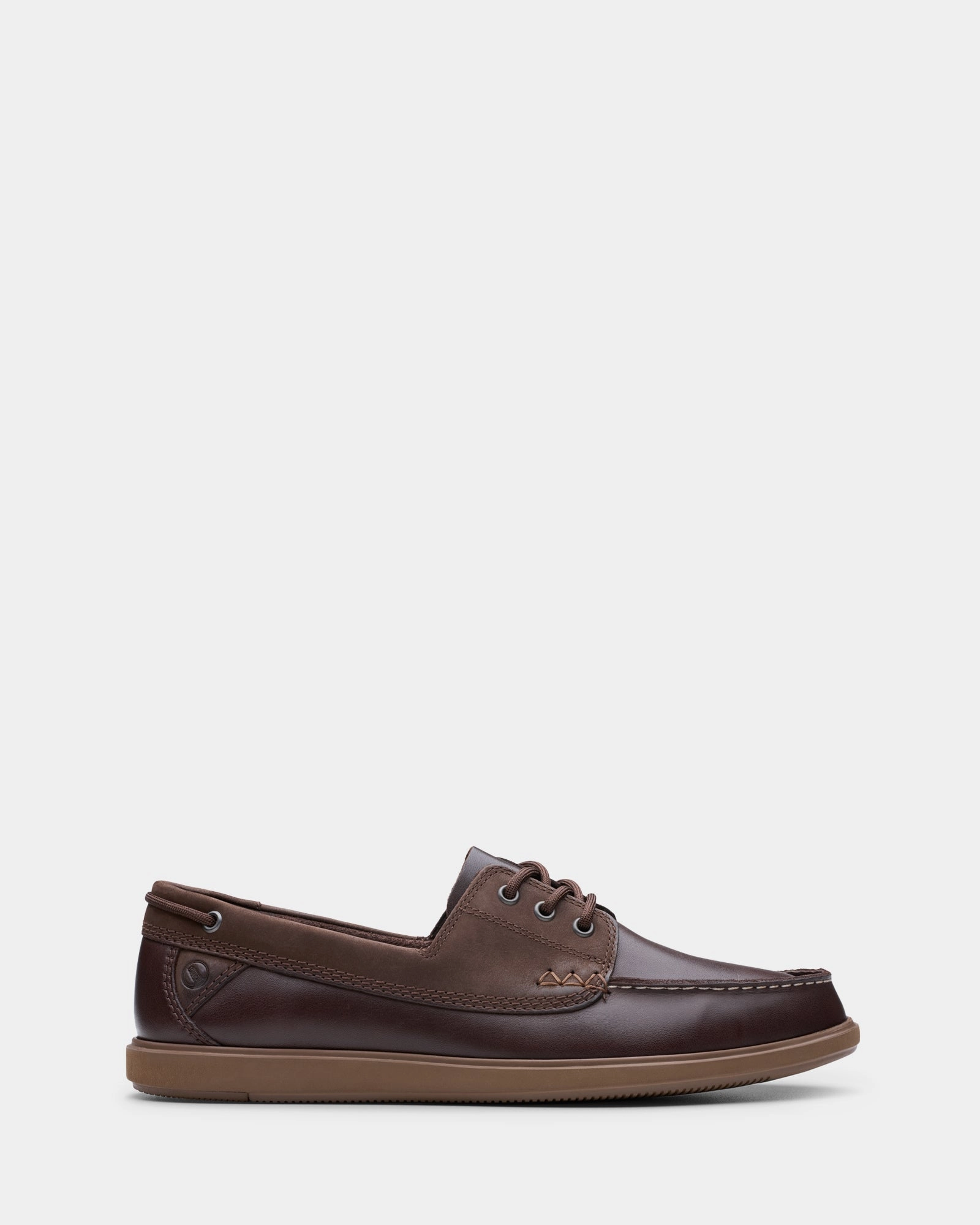 Lead Step EcoFriendly Bratton Boat Dark Brown Leather Ii