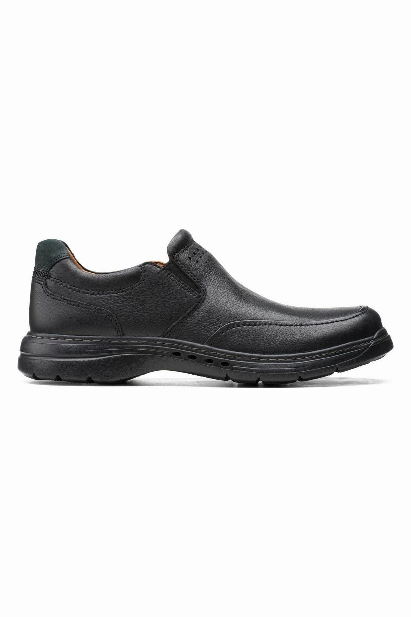 Clarks Un BrawleyStep Black Leather Win Hike