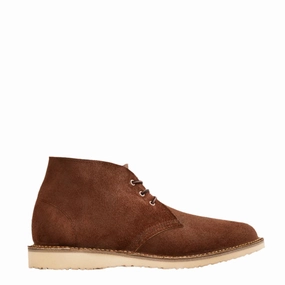 Milan Shine Red Wing Weekender Chukka Chocolate Muleskinner