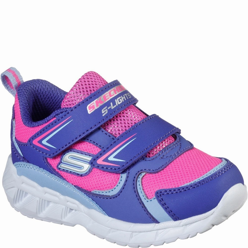 Active Wear Alley Walk Skechers S Lights Magna-Lights Goal Achiever Touch Fastening Trainer